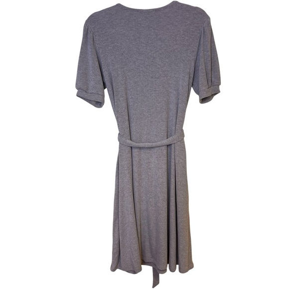 Merrick White Anywhere Ribbed Henley Midi Dress - Picture 7 of 8